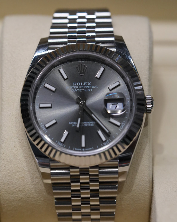 2026 Rolex Datejust 41MM Slate Dial Jubilee Bracelet (126334)
