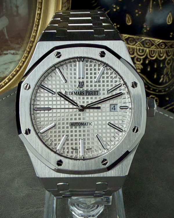 2016 Audemars Piguet Royal Oak 41MM Silver Dial Steel Bracelet (15400ST)