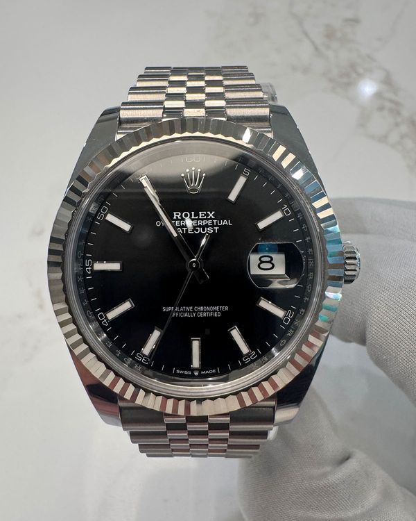 2025 Rolex Datejust 41MM Black Dial Jubilee Bracelet (126334)