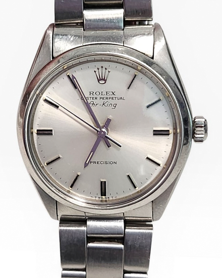 Rolex Air-King 34MM Silver Dial Oyster Bracelet (5500)