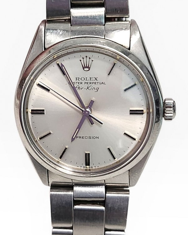 Rolex Air-King 34MM Silver Dial Oyster Bracelet (5500)