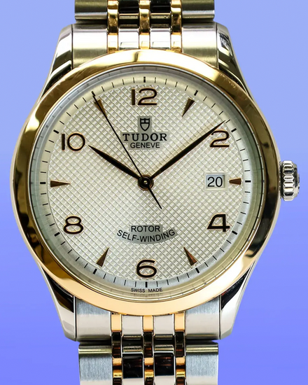 No Reserve - Tudor 1926 39MM Silver Dial Two-Tone Bracelet (91551)