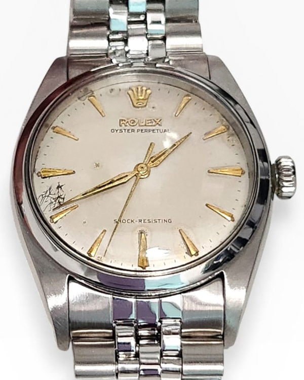 Rolex Oyster Perpetual 36MM Silver Dial Jubilee Bracelet (6352)