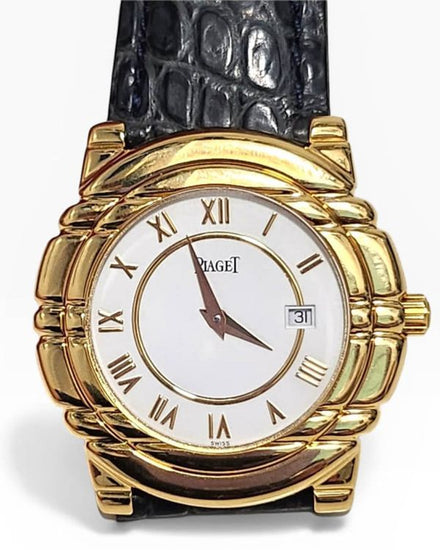 2000 Piaget Tanagra 35MM Quartz White Dial Leather Strap (17241)