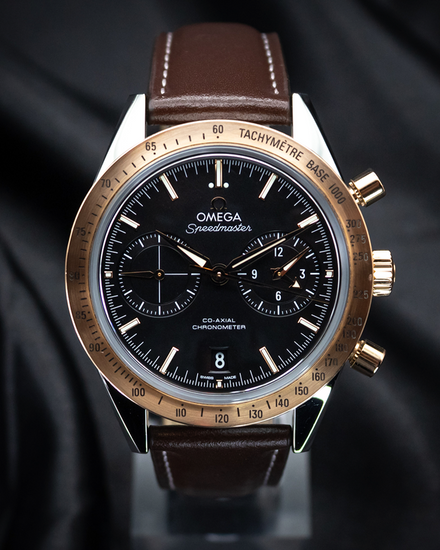 2024 Omega Speedmaster '57 41.5MM Black Dial Leather Strap (331.22.42.51.01.001)