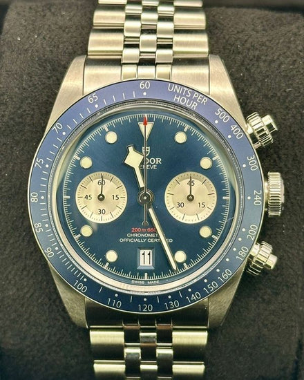 2026 Tudor Black Bay Chrono 41MM Blue Dial Steel Bracelet (79360B)