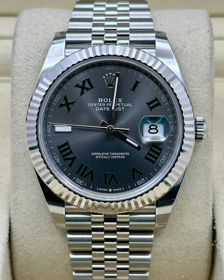 2026 Rolex Datejust "Wimbledon" 41MM Slate Dial Jubilee Bracelet (126334)