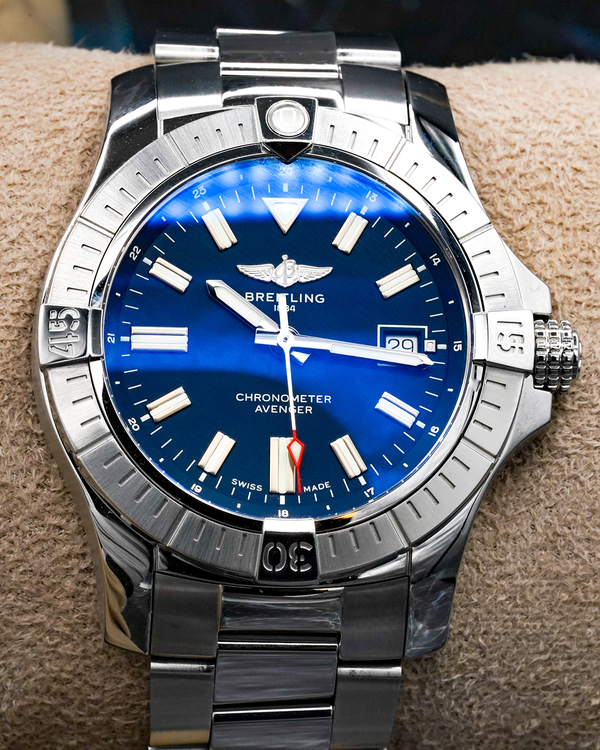 2023 Breitling Avenger 43MM Blue Dial Steel Bracelet (A17318)