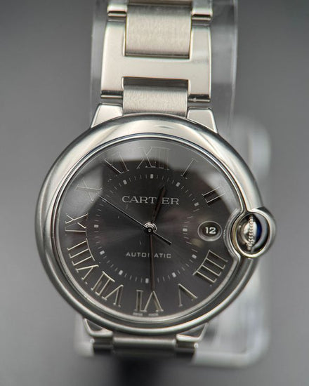 No Reserve - 2022 Cartier Ballon Bleu 40MM Grey Dial Steel Bracelet (WSBB0060)