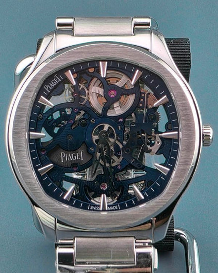 2021 Piaget Polo 42MM Skeleton Dial Steel Bracelet (G0A45004)