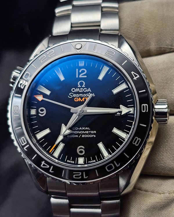 2020 Omega Seamaster Planet Ocean 600M 43.5MM Black Dial Steel Bracelet (232.30.44.22.01.001)