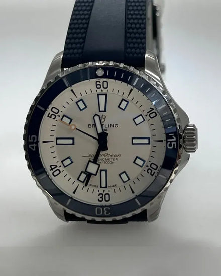 2026 Breitling Superocean 42MM White Dial Rubber Strap (A17375E71G1S1)