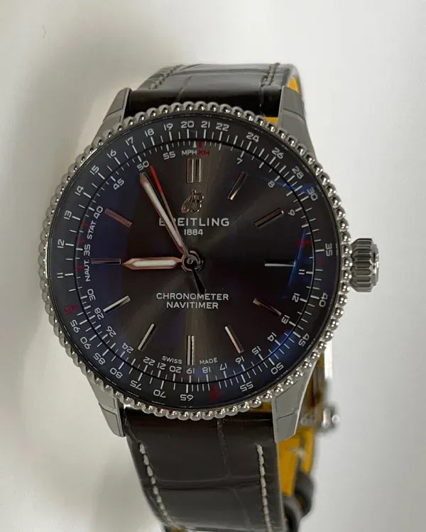 2026 Breitling Navitimer 36MM Anthracite Dial Leather Strap (A17327)