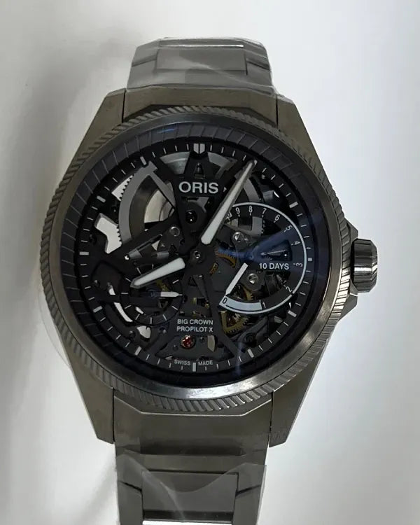2026 Oris ProPilot X Calibre 115 44MM Skeleton Dial Titanium Bracelet (01 115 7759 7153-07 7 22 01TLC)