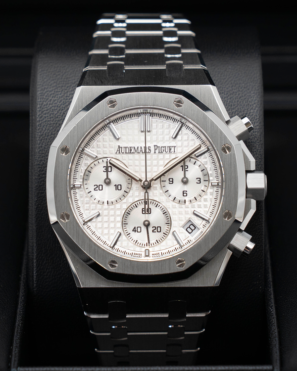 Audemars Piguet Royal Oak Chronograph "50th Anniversary" 41MM Silver Dial Steel Bracelet (26240ST.OO.1320ST.07)