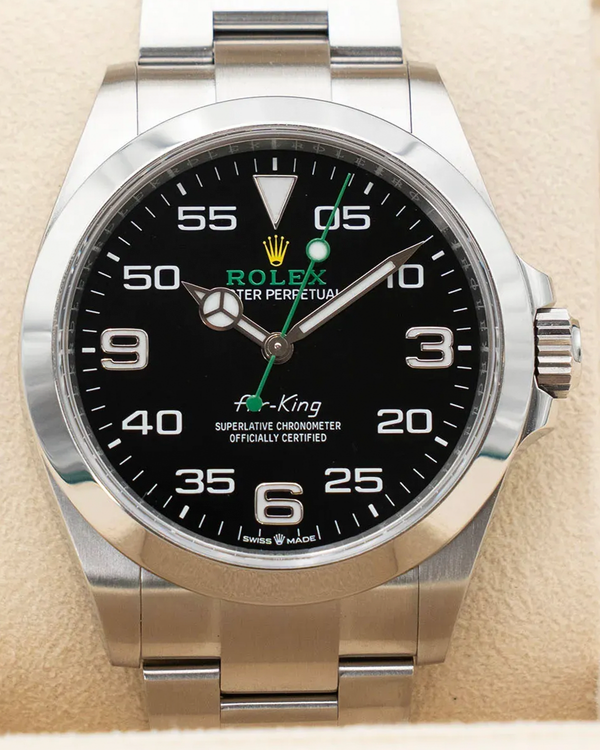 2022 Rolex Air-King 40MM Black Dial Oyster Bracelet (126900)