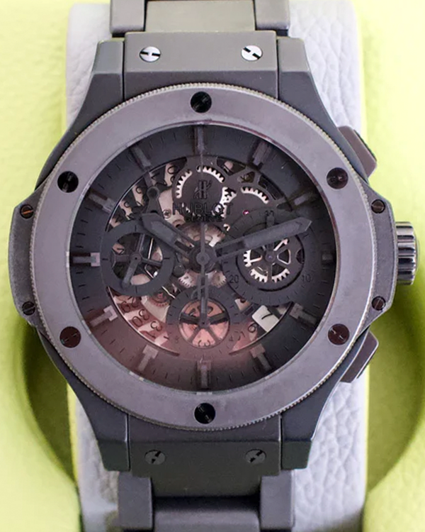 2012 Hublot Big Bang Aerobang L. E. 44MM Skeleton Dial Ceramic Bracelet (311.CI.1110.CI)