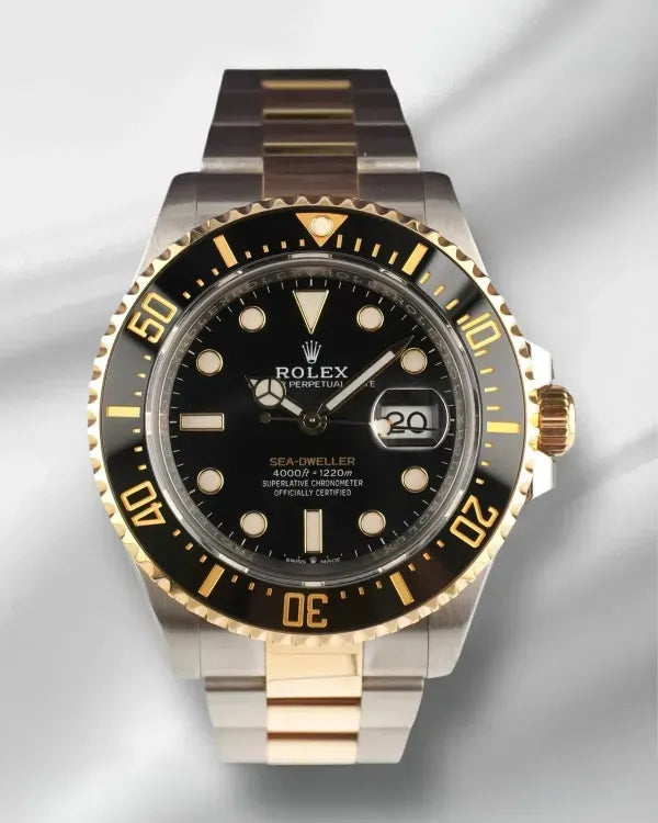 Rolex Sea-Dweller 43MM Black Dial Two-Tone Oyster Bracelet (126603)