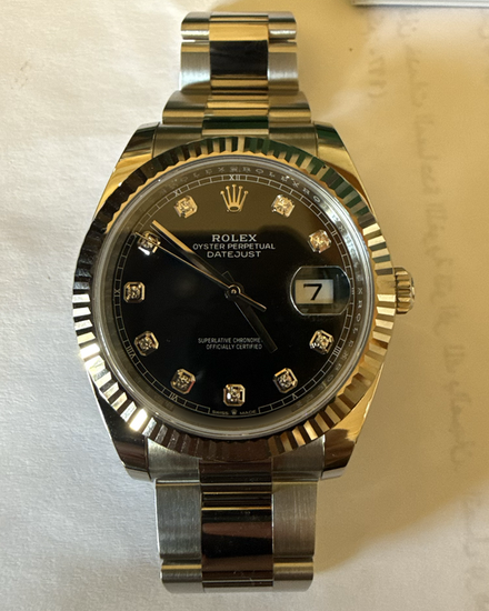 2026 Rolex Datejust 41MM Black Dial Oyster Bracelet (126334)