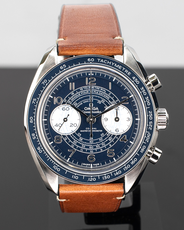 2023 Omega Speedmaster Chronoscope 43MM Blue Dial Leather Strap (329.32.43.51.03.001)