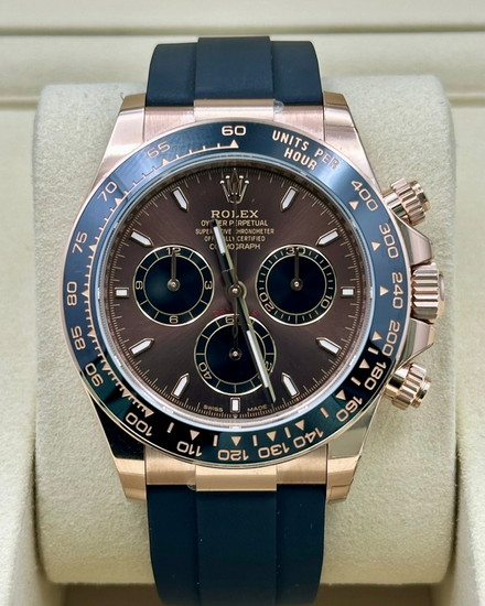 2026 Rolex Cosmograph Daytona 40MM Chocolate Dial Oysterflex Strap (126515LN)