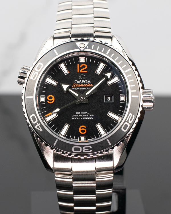 2019 Omega Seamaster Planet Ocean 600M 37.5MM Black Dial Steel Bracelet (232.30.38.20.01.002)
