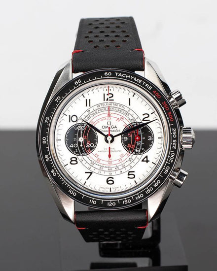 2024 Omega Speedmaster Chronoscope 43MM Silver Dial Leather Strap (329.32.43.51.02.001)