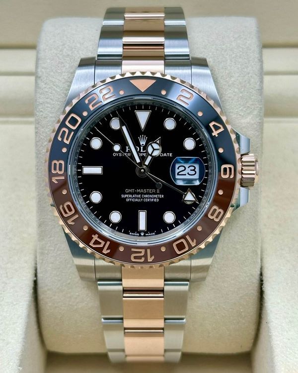 2025 Rolex GMT-Master II "Rootbeer" 40MM Black Dial Two-Tone Oyster Bracelet (126711CHNR)