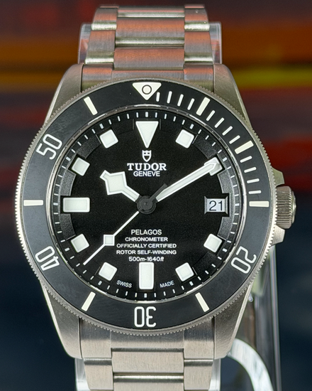 2019 Tudor Pelagos 42MM Black Dial Titanium Bracelet (25600TN)