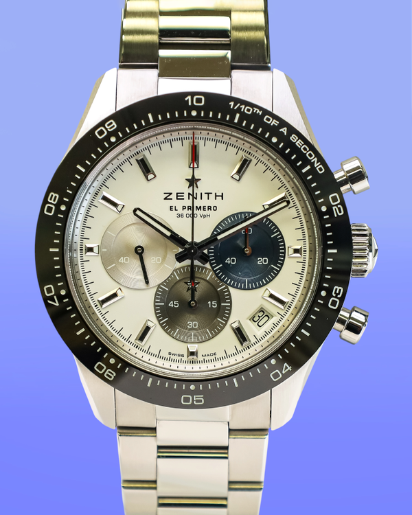 2023 Zenith Chronomaster Sport 41MM White Dial Steel Bracelet (03.3100.3600/69.M3100)