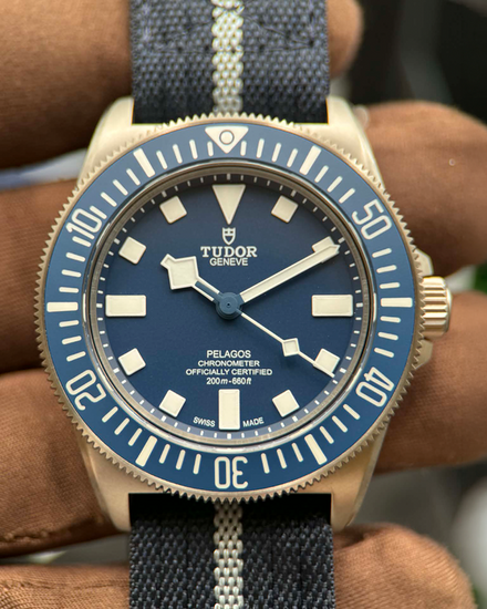 2026 Tudor Pelagos FXD M.N.26 42MM Blue Dial Textile Strap (25707B)