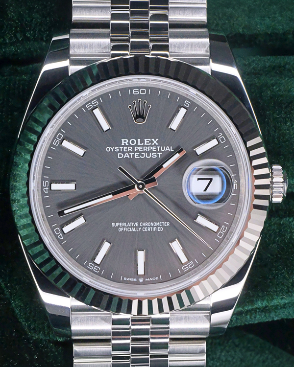 2025 Rolex Datejust 41MM Rhodium Dial Jubilee Bracelet (126334)