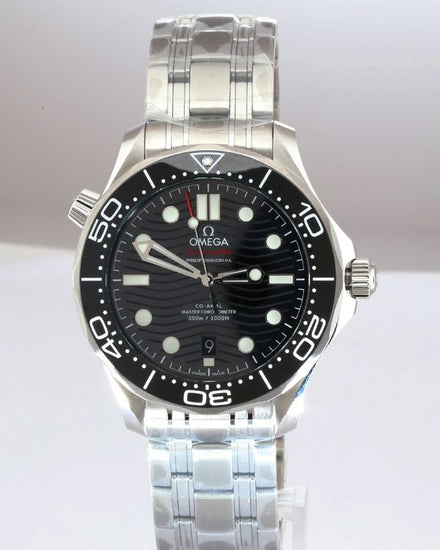 No Reserve - 2026 Omega Seamaster Diver 300M 42MM Black Dial Steel Bracelet (210.30.42.20.01.001)