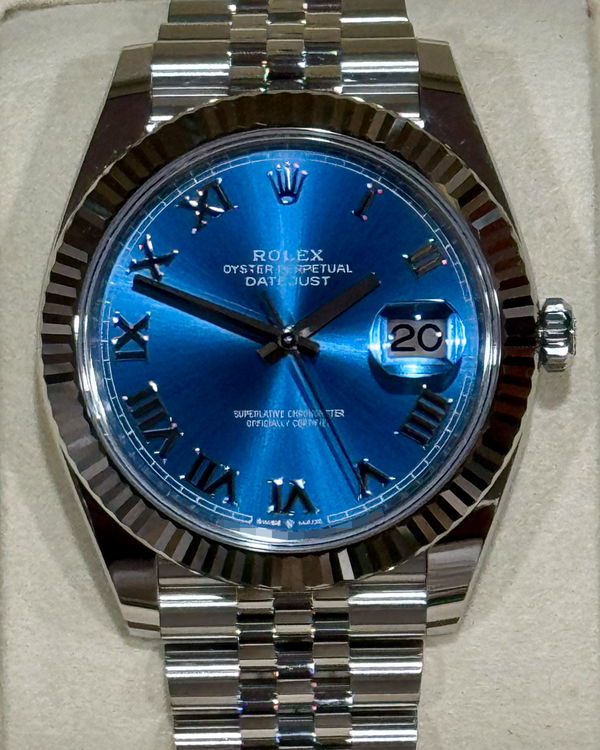 2025 Rolex Datejust 41MM Blue Dial Jubilee Bracelet (126334)