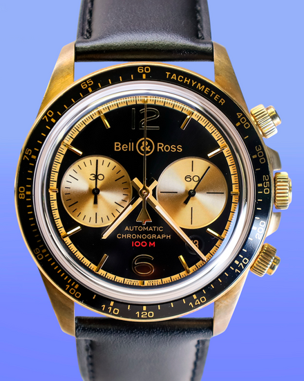 2022 Bell & Ross BR V2 94 "Bellytanker" L.E. 41MM Black Dial Leather Strap (BRV2-94-B)