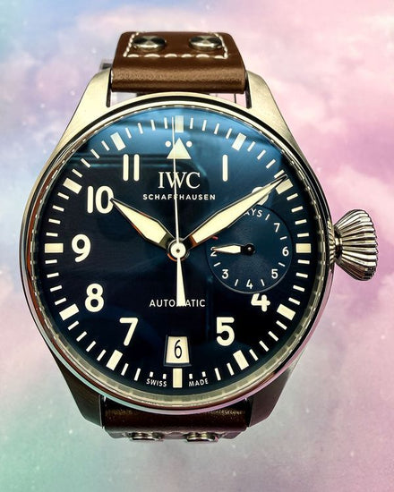 2018 IWC Schaffhausen Pilot "Le Petit Prince" 46.2MM Blue Dial Leather Strap (IW500916)