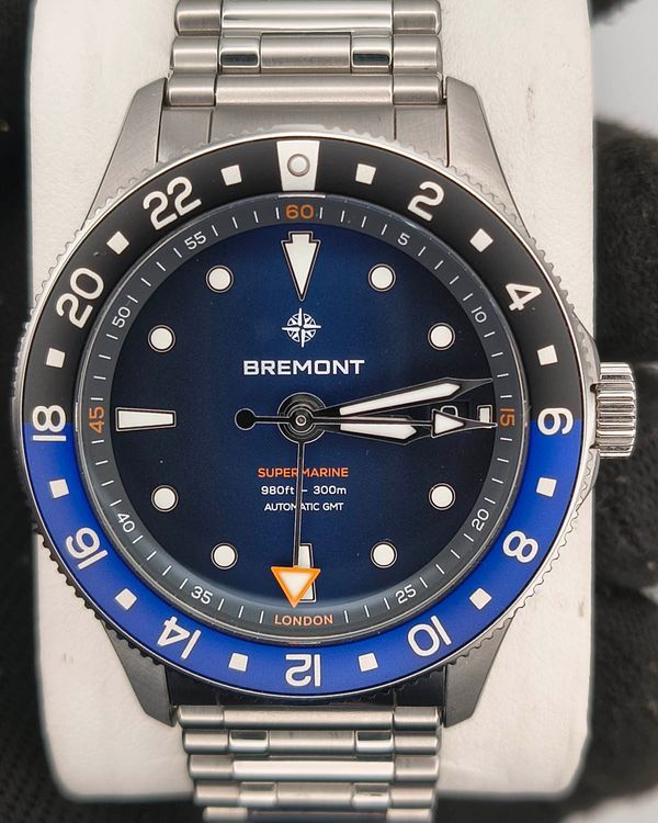 Bremont Supermarine (SA40-GMT-SS-BLBK-R-S)
