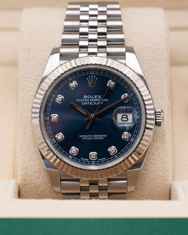 Rolex Datejust 41MM Blue Dial Jubilee Bracelet (126334)