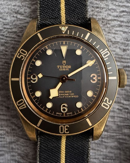 2021 Tudor Black Bay Bronze 43MM Grey Dial Textile Strap (79250BA)