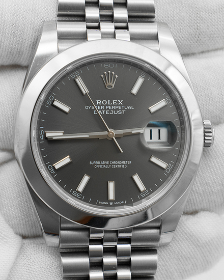 2025 Rolex Datejust 41MM Rhodium Dial Jubilee Bracelet (126300)