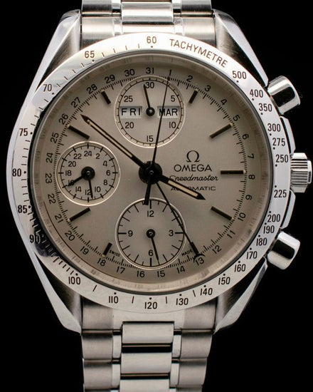 Omega Speedmaster Day-Date 39MM Silver Dial Steel Bracelet (3521.30.00)