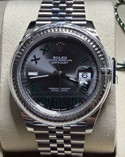 2026 Rolex Datejust "Wimbledon" 41MM Slate Dial Jubilee Bracelet (126334)