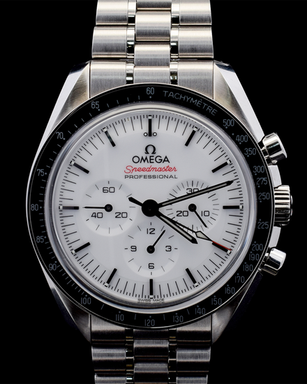 Omega Speedmaster Professional Moonwatch 42MM White Dial Steel Bracelet (310.30.42.50.04.001)