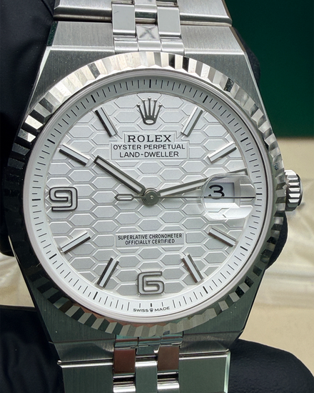 2026 Rolex Land-Dweller 40MM White Dial Flat Jubilee Bracelet (127334)