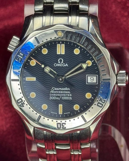 Omega Seamaster Diver 300M 36.25MM Blue Dial Steel Bracelet (2552.80.00)