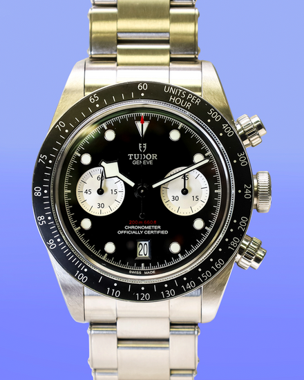 No Reserve - 2023 Tudor Black Bay Chrono 41MM Black Dial Steel Bracelet (79360N)