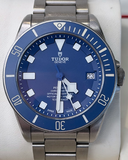 No Reserve - 2020 Tudor Pelagos 42MM Blue Dial Titanium Bracelet (25600TB)