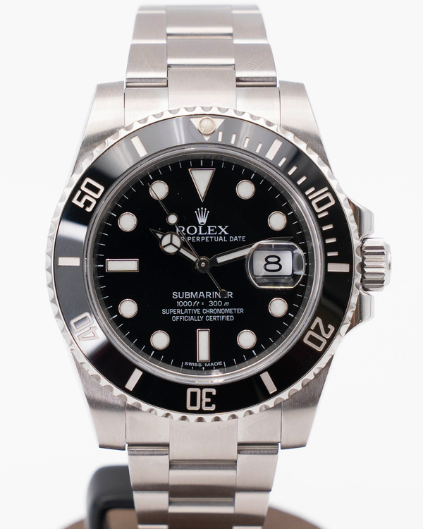 Rolex Submariner Date 40MM Black Dial Oyster Bracelet (116610LN)