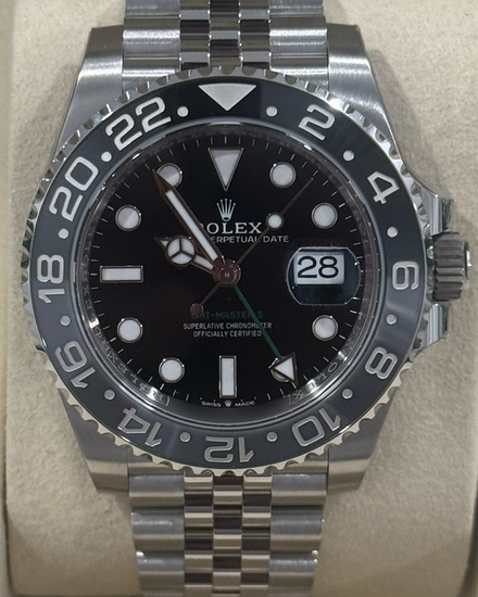 2026 Rolex GMT-Master II "Bruce Wayne" 40MM Black Dial Jubilee Bracelet (126710GRNR)