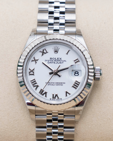 2026 Rolex Lady-Datejust 28MM White Dial Jubilee Bracelet (279174)